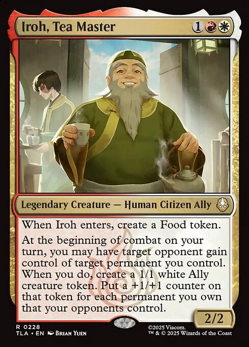 Iroh, Tea Master