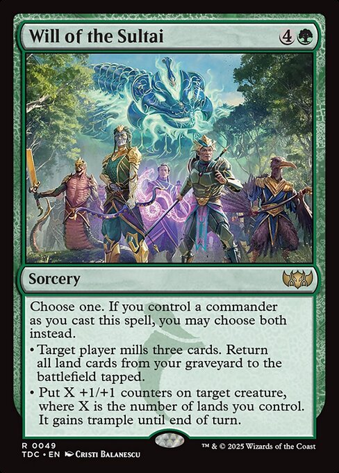 Will of the Sultai