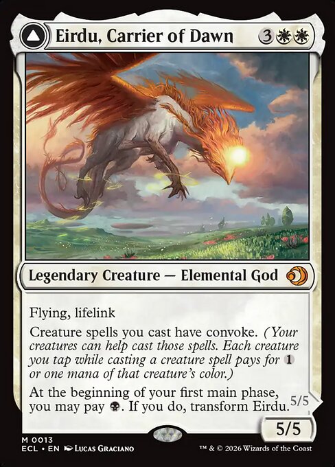 Eirdu, Carrier of Dawn // Isilu, Carrier of Twilight